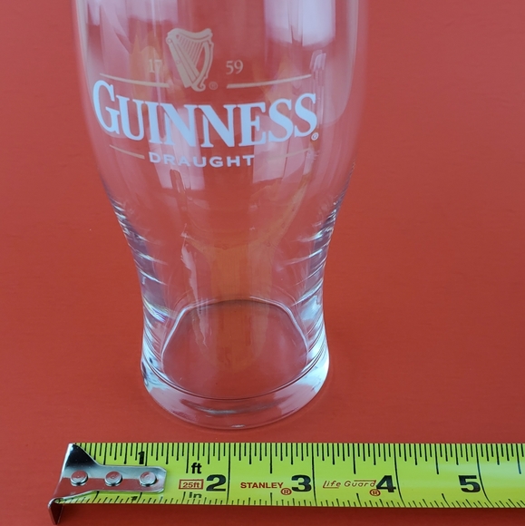Guinness Draught Beer Pint Glass - Picture 2 of 4